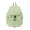 Green, variant on Cinch Top Nylon Rucksack, Lightweight Gym Knapsack with Divided Compartments, Durable Bag for Outdoor Errands, 10.63 Inch (Grey)