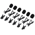 thumbnail image 2 of Kit de reemplazo de micrófono de 18 piezas 6 piezas Mic Clips de metal 6 piezas cubierta de espuma de micrófono 6 piezas Clips de alambre de plástico, 2 of 8