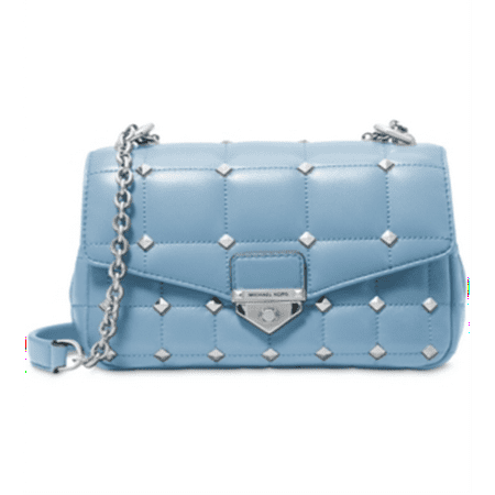 Michael Kors Women's Soho Chain Leather Shoulder Bag Blue Size Regular