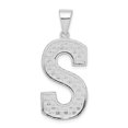 thumbnail image 1 of 925 Argent Délicate Lettre Initiale Nom Monogramme Collier Pendentif Pendentif, 1 of 5