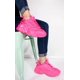 thumbnail image 4 of Tenis Sneakers Sport con Brillos Casual para Mujer Hanna MX Charlee Neon Pink, 4 of 4