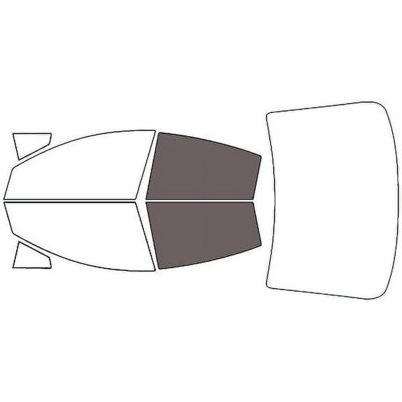 Rvinyl Window Tint Kit Compatible with Mazda Mazda6 2009-2013 - Back Precut Kit - 35%