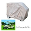 TOMSHOO 2/4 Passenger Golf Cart Cover Golf Car Roof Enclosure