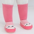 thumbnail image 5 of Otqutp Casual Shoes for Girls Autumn and Winter Cute Children Toddler Shoes Flat Bottom Non Slip Long Tube Sock Shoes Warm and Comfortable, 5 of 5
