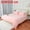 Light Pink, variant on Unique Bargains Polyester Washed Pompon Bedding Duvet Cover Set Queen White