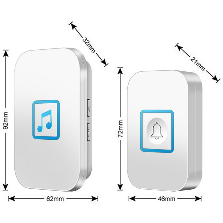 Wireless Doorbell Chime for Home And Office with 1 Receiver