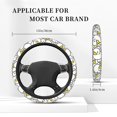 thumbnail image 3 of Hirioo Ducky for Elastic Stretch Steering Wheel Cover Universal 15 Inch Automotive Steering Wheel Cover Fit Auto, Suvs, Truck, 3 of 6
