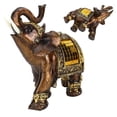 thumbnail image 1 of Resin Elephant Decoration, Lifelike In Shape And Form Retro-European Style Desktop Elephant Statue, For , Study Living Room, Desk, 1 of 8