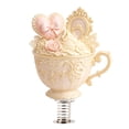 thumbnail image 3 of Romantic Acrylic Tea Cup Rocking Ornament with Roses - Perfect Gift for Lovers, Anniversaries & Valentine's Day, 3 of 6