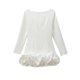 thumbnail image 5 of HH TRAF Vestido de ballet estilo europeo americano de moda femenina Vestido mini de manga larga Vestido de verano para mujer Vestido de playa liso con cuello redondo para mujer, 5 of 5