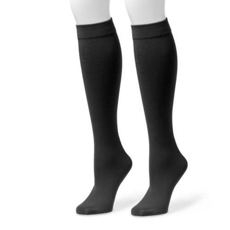 - MUK LUKS Women's Fleece Lined 2-Pair Pack Knee High Socks