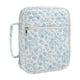 thumbnail image 1 of Estuche para Biblia, estuche para libros con asa, bolso compacto y portátil, diseño floral Flor azul, 1 of 9