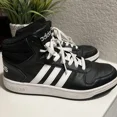 thumbnail image 4 of Adi-das Mens Hoops 2.0 Mid Black Basketball Shoes Sneakers Size 9, 4 of 6