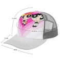 thumbnail image 2 of The Powerpuff Girls Adult Baseball Cap Adjustable Sun Visor Hat Prints Trucker Hats Skull Cap Headwear for Men Women, 2 of 6
