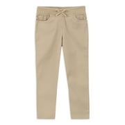 CHAPS Toddler Girls School Uniform Twill Pull On Pant, Sizes 2T-4T
