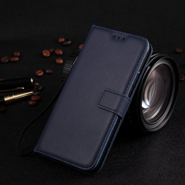Funda de cuero con tapa tipo billetera para Samsung Galaxy A10 A12 A20e A31 A02s A40 A41 A50 A51 A52 A70 A71 A21s A3 A5 A6 A7 A8 Deng Xun unisex