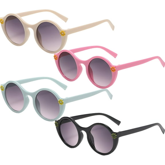 GJX 4Pcs Baby Sunglasses Toddler Girl Sunglasses Kids Sunglasses Boys,Style1
