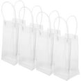 thumbnail image 1 of 4 bolsas transparentes de mano multifunción para botellas de vino y champán., 1 of 5