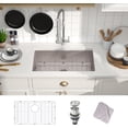 thumbnail image 3 of Undermount Sink， Single Bowl Kitchen Sink Undermount Stainless Steel Kitchen Sink  Bar or Prep Kitchen Sink, 3 of 6