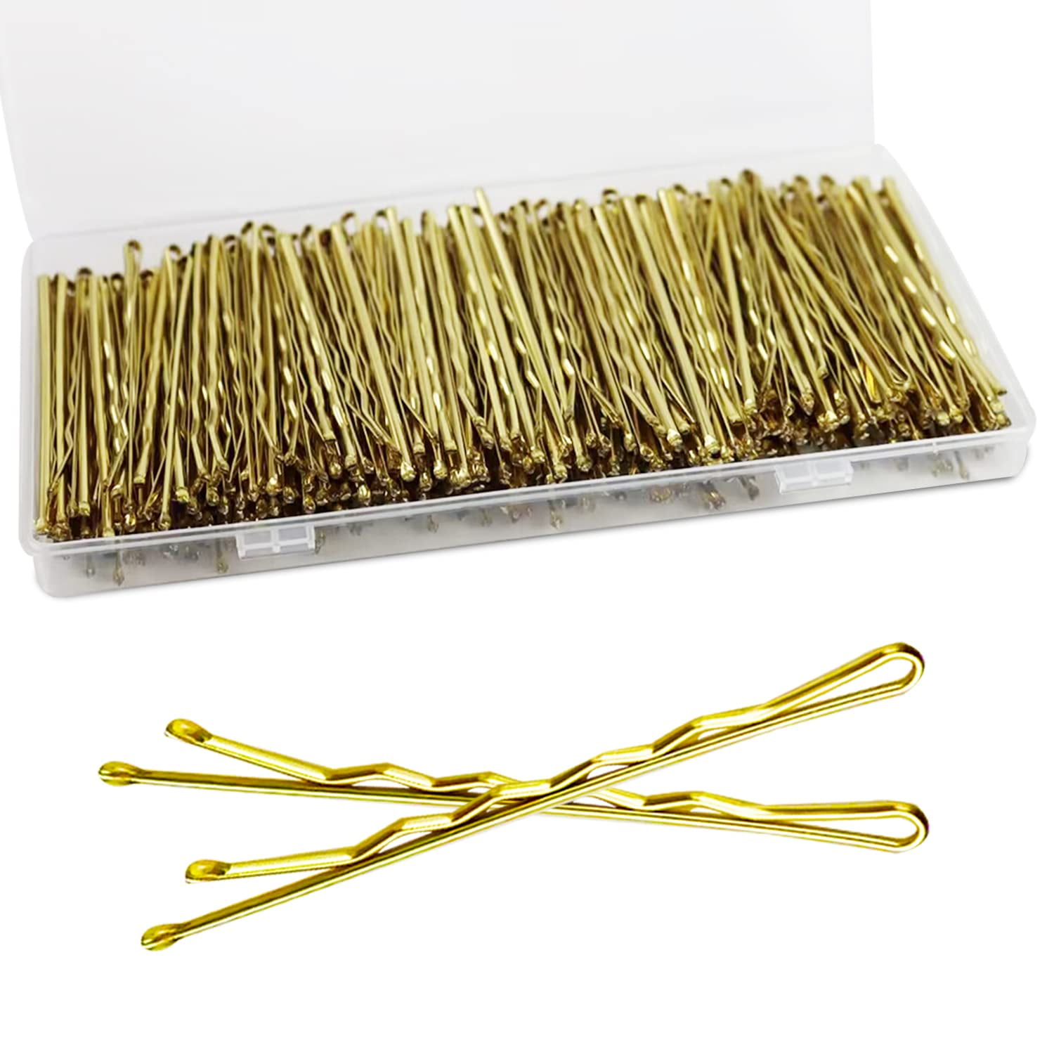 2.75'' Large Bobby Pins Blonde 240PCS Jumbo Bobby Hair Pins Gold Long