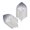 Silver, variant on 1 Pair Women's Reusable Pasties,Breast Petals with Sequins Tassels Adhesive Bra Nipple Covers Stickers Gifts