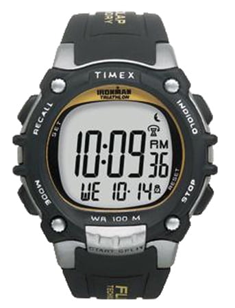 Timex Men's Ironman Classic 100 Full-Size Watch, Black Resin Strap by Timex