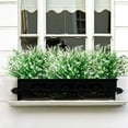 thumbnail image 2 of Viworld 8 Bundles Artificial Lavender Flowers Outdoor UV Resistant Fake Flowers No Fade Faux Plastic Plants Garden Porch Window Box Decorating, 2 of 8