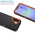 thumbnail image 4 of For Samsung Galaxy A36 5G Case with Built-in Screen Protector and Holster Belt Clip, Military Grade Protection Shockproof Heavy Duty Rugged Kickstand Phone Cover for Galaxy A36 5G Case - Orange, 4 of 10