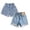 Blue 1PCS & Sky Blue 1PCS, variant on FhsagQ 2 Pack Girls Denim Shorts Wide Leg Summer Casual High Waist with Front Pockets Comfortable Stretch Solid Color Tween Size 9-10 Years