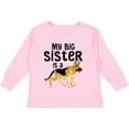 thumbnail image 3 of Inktastic My Big Sister is a German Shepherd Boys or Girls Long Sleeve Toddler T-Shirt, 3 of 5