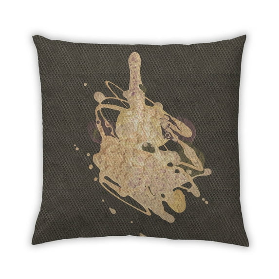 Ahgly Company Indoor Square Contemporary Throw Pillow, 18 inch by 18 inch