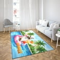 thumbnail image 4 of Hello Summer Ragdoll at Swimming Pool Flamingo Swim Ring Indoor Rug Cat Lover Kitten Owner Gifts Idea Carpet Living Bed Room Sofa Home Decor - 12009, 4 of 5