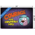 thumbnail image 3 of Courage the Cowardly Dog - Title Wall Poster with Pushpins, 22.375" x 34", 3 of 6