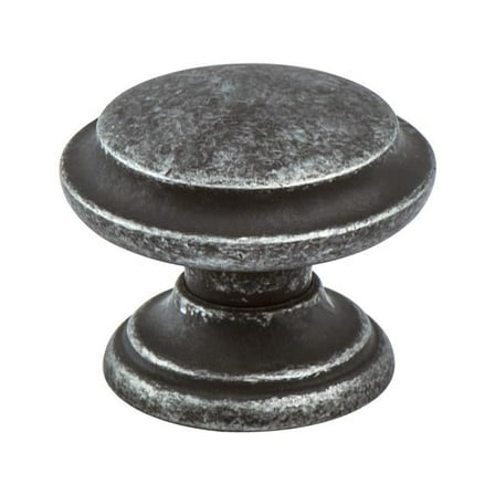 1.375 in. dia. Euro Rustica Knob with Rustic Iron