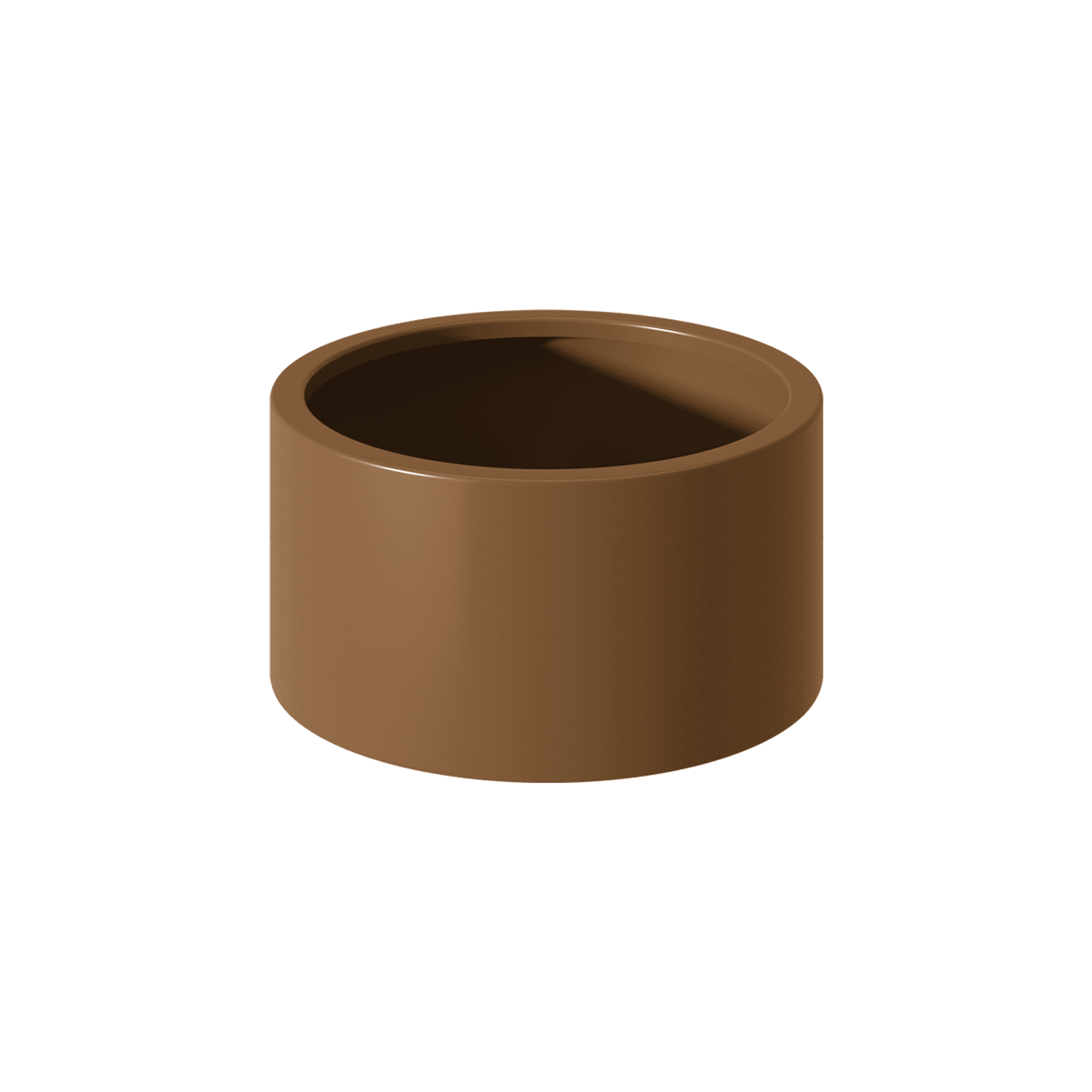 MAYEERTY 16*12"Outdoor Heavy Duty Metal Round Garden Bed ,Rustproof Planter Box for Vegetables & Flowers, Brown