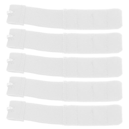 Onaparter 20 Pcs Bra Extender Bras Strap Extensions Womens Buckle Straps Premium Clasps Buckles 3 Rows 1 Hook Women s White