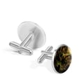 thumbnail image 3 of Saint Patrick's Day Elegant Dress Shirt Cufflink Set for Men, Stainless Steel, Wedding and Business Attire, 3 of 6