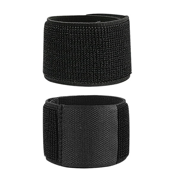 2 piezas de espinilleras de fútbol con correas ligeras y tobilleras elásticas para deportes. Negro