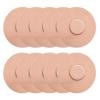10x parches adhesivos impermeables cubiertas de sensores deportivos cinta adhesiva (desnudo)