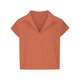 thumbnail image 4 of Fiudx Ofertas de La Semana Moda Mujer Causa Bolsillo Blusa Manga Corta Cuello Vuelto Blusa Tops, 4 of 6