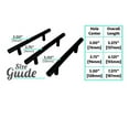 thumbnail image 2 of Alpine Hardware Solid Euro Style Bar Handle Pull | 25Pack ~5" Hole Center & 7.5" Length | Heavy Stainless Steel T-Bar Pull with a Matte Black Finish | Cabinet Hardware, 2 of 2