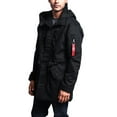 thumbnail image 5 of G-Style USA Men's MA-1 Bomber Anorak Style Jacket - JK715 - Black - Small, 5 of 8