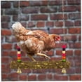 thumbnail image 1 of Columpio de madera para animales, juguete para gallinas, columpio para gallinas, accesorios para gallineros, columpio para periquitos, juguetes para pájaros, loros grandes, guacamayos, gallinas, 1 of 4