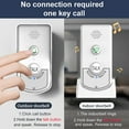 thumbnail image 6 of Foqnuq Wireless Voice Intercom Doorbell 1000m Range Two-way Intercom Rechargeable Long Standby 1-8 Floors Home Security System, 6 of 7