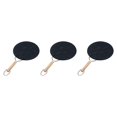 thumbnail image 3 of bedienty Heat Diffuser Plate Disc Kitchen Cookware Milk Coffee Heat Diffuser Ring mer Ring with Wooden Handle 22cm 3Set, 3 of 6