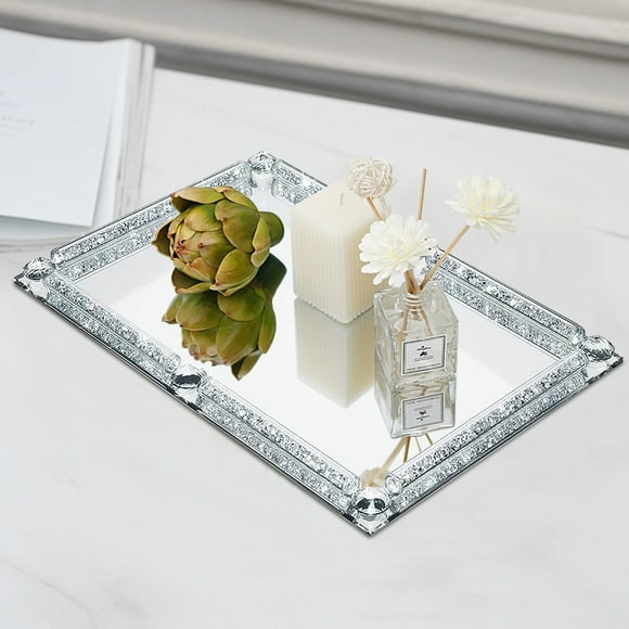 Mirrored Vanity Trays
