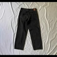 thumbnail image 2 of Empyre denim skateboard pantalones vaqueros de niño grande negro puro pantalones sueltos rectos resistentes al desgaste bordados, 2 of 5