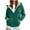 Army Green, variant on Sweatshirt for Women Fashion Heart Print Fleece Hooded Jacket Fall Winter Long Sleeve Warm Coat Tops