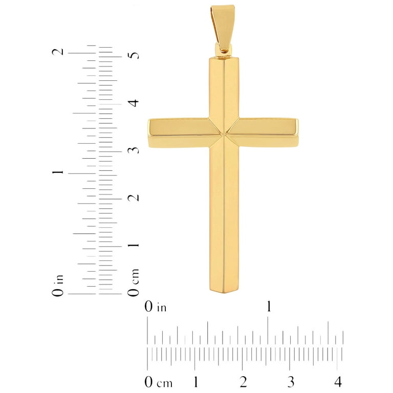 Skinny gold 2024 cross necklace