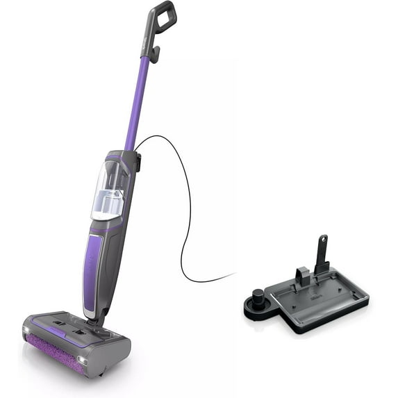 Restored Shark SD201 Steam Pickup 3-in-1 Steam Mop Picks Up Debris Deep Scrubs Cleaner- Purple (Refurbished)